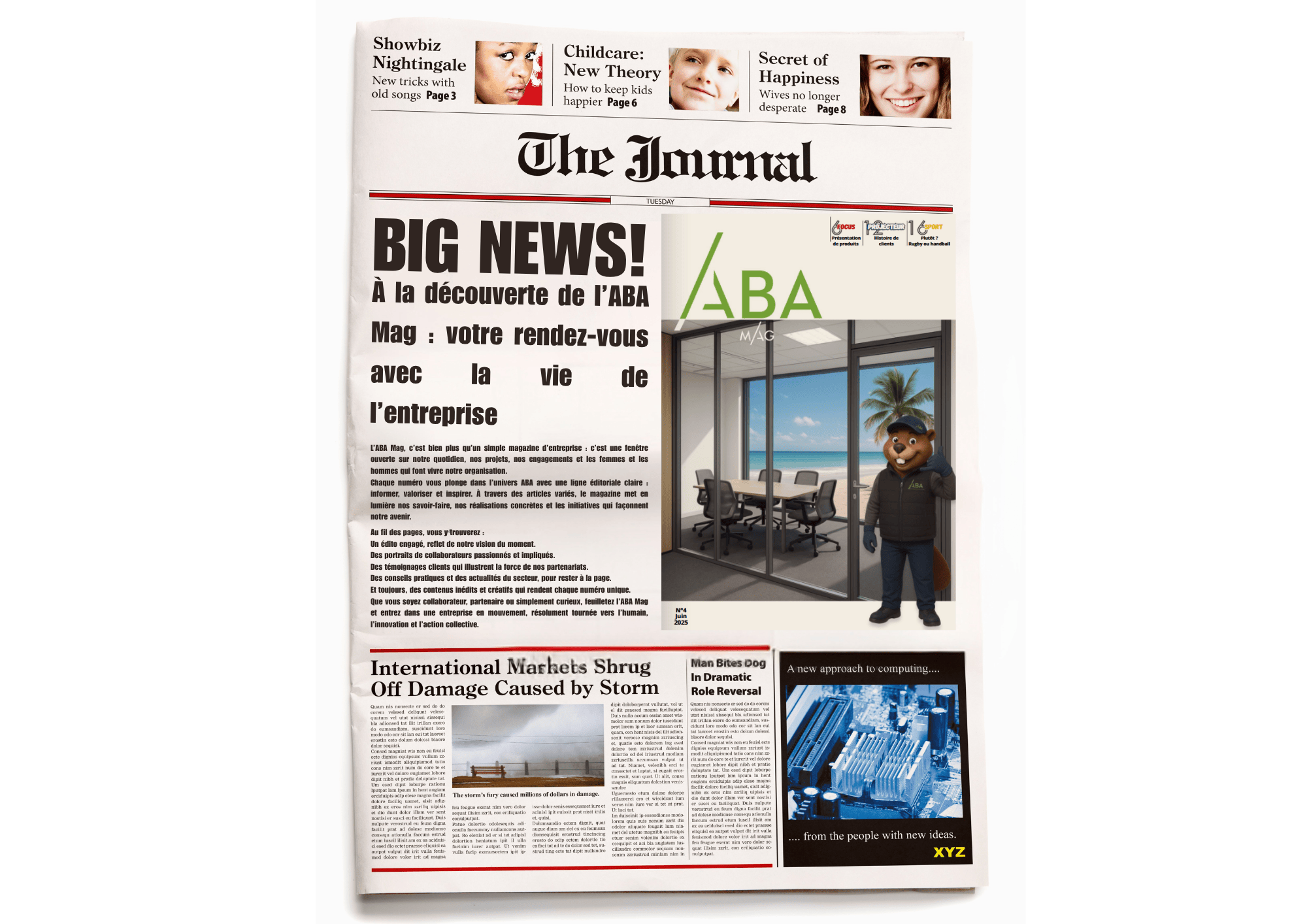ABA Mag n°4 – Votre magazine entreprise sur l’aménagement professionnel